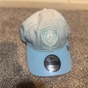 New Era Sky Blue Cap-Raiders- EUC